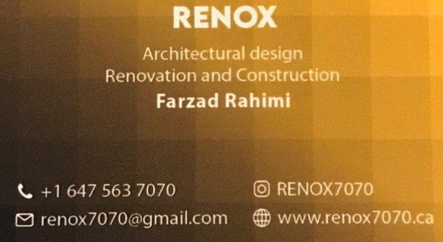 خدمات ساختمانی کمپانی RENOX در تورنتو